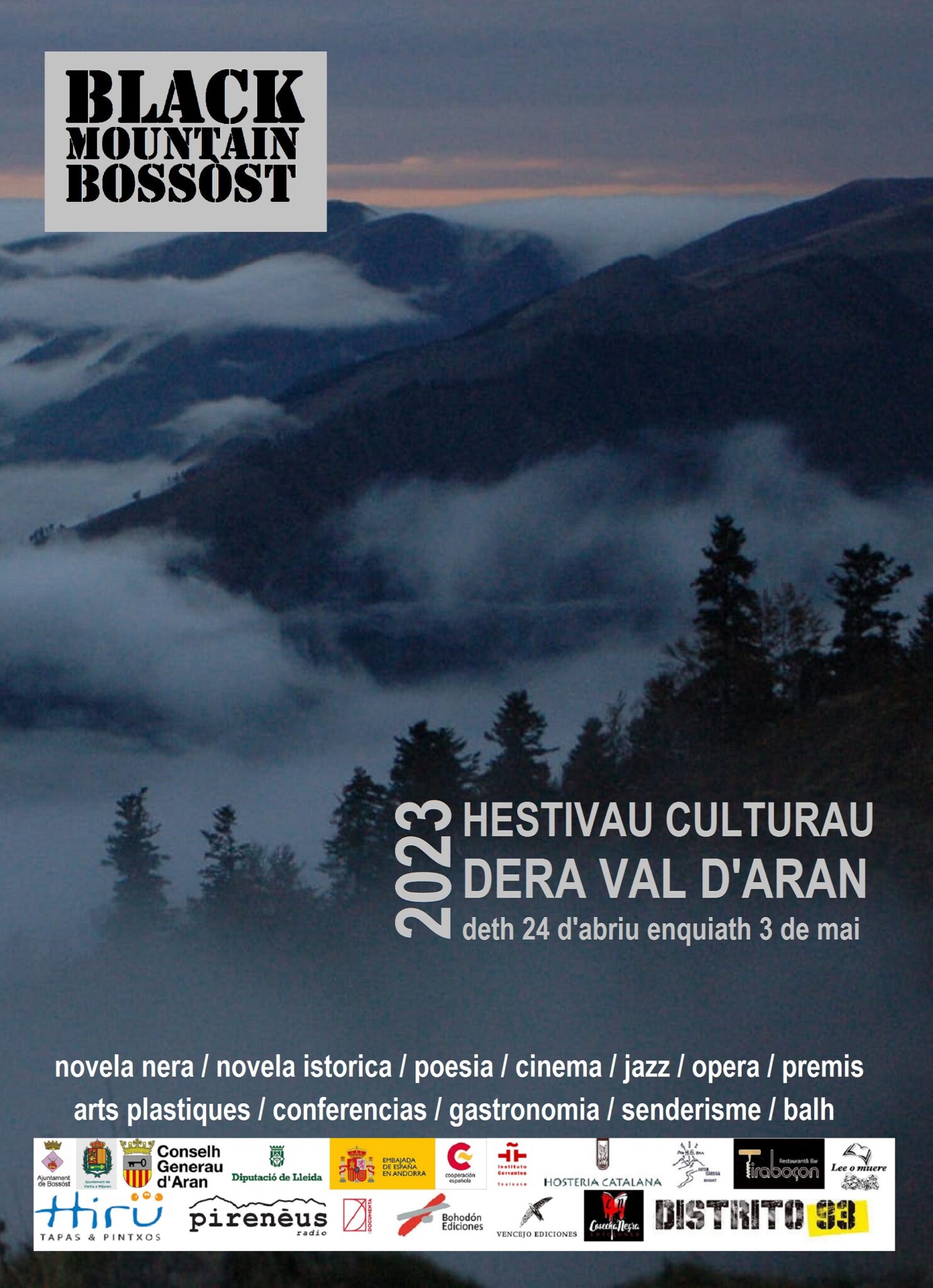 Black Mountain Bossòst, Festival Cultural del Valle de Aran 2023
