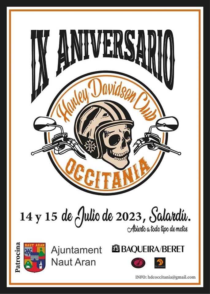 IX Aniversario encuentro Harley Davidson Val d'Aran